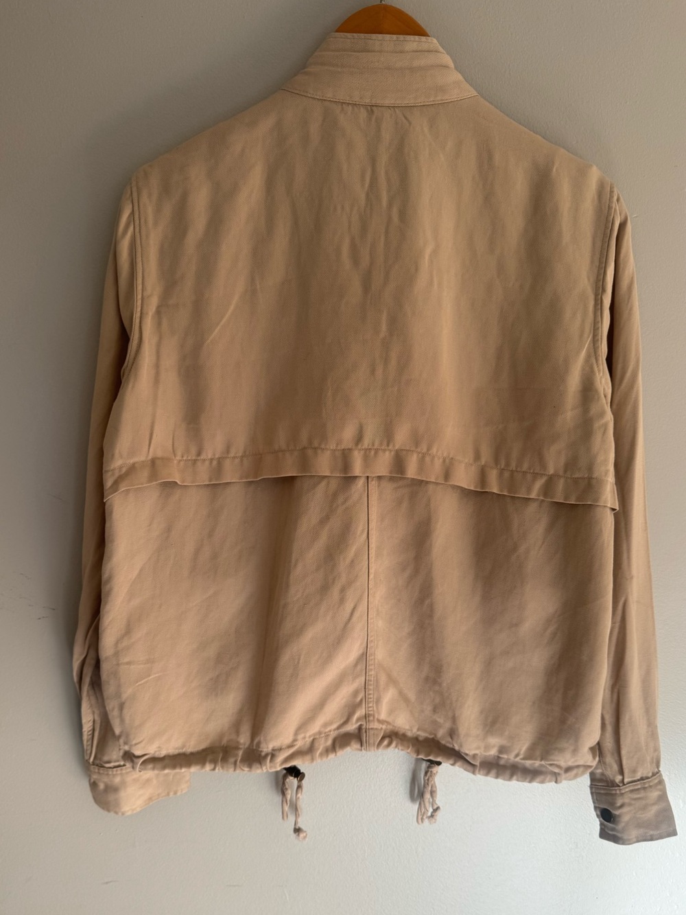 Rails Beige Utility Jacket Drawstring Hem Medium - Picture 3 of 4